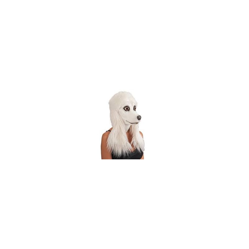 MASQUE CANICHE BLANC MASQUE CANICHE BLANC