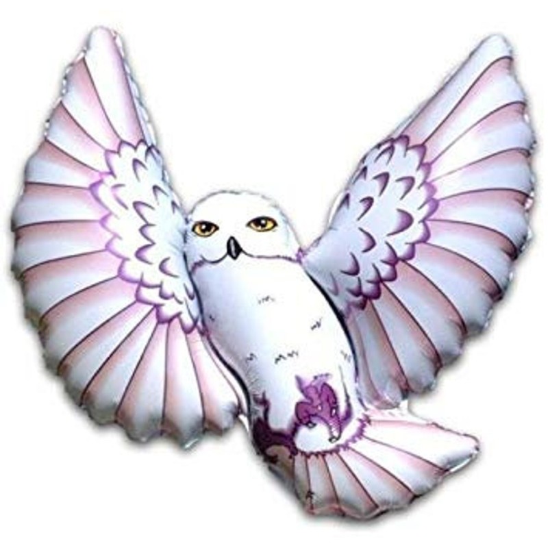 BALLON METALLIQUE HARRY POTTER CHOUETTE BLANCHE EDWIGE 91 CM BALLON METALLIQUE HARRY POTTER CHOUETTE BLANCHE EDWIGE 91 CM