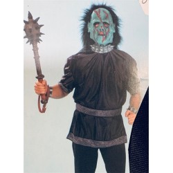 DEGUISEMENT TUNIQUE NOIR-ARGENT CHEVALIER TAILLE 116