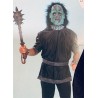 DEGUISEMENT TUNIQUE NOIR-ARGENT CHEVALIER TAILLE 116