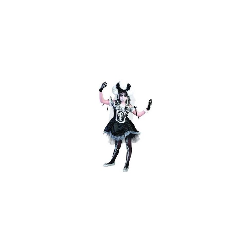 DEGUISEMENT MARIEE NOIRE/BLANC TAILLE 116 DEGUISEMENT MARIEE NOIRE/BLANC TAILLE 116