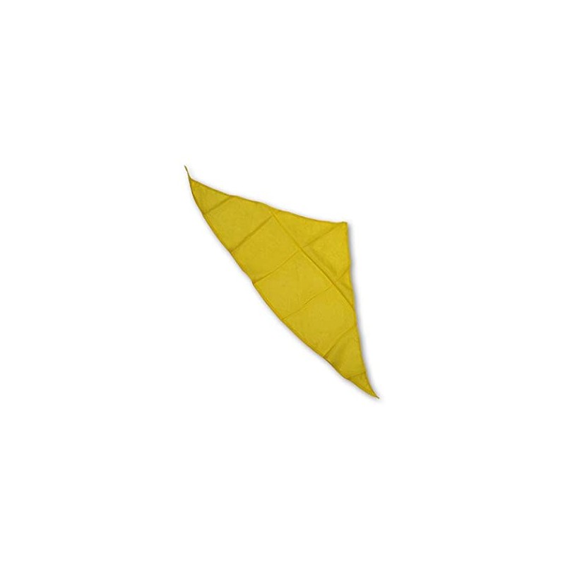 FOULARD OU BANDANA TRIANGULAIRE JAUNE FOULARD OU BANDANA TRIANGULAIRE JAUNE