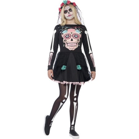 DEGUISEMENT DAY OF THE DEAD SUGAR SKULL SWEETIE S