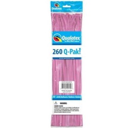 50 BALLONS A MODELER  260 Q-PACK  ROSE