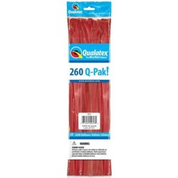 50 BALLONS A MODELER  260 Q-PACK ROUGE