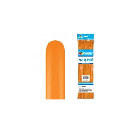 50 BALLONS A MODELER  260 Q-PACK ORANGE
