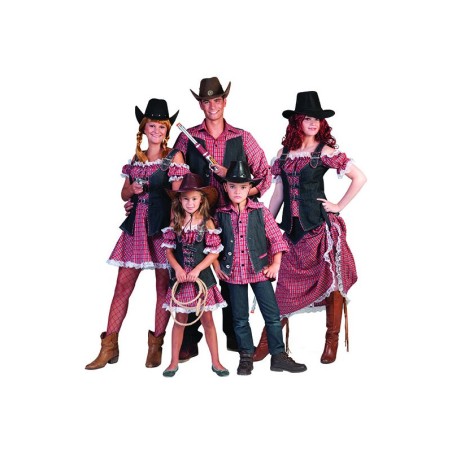 DEGUISEMENT DENIM RANGER ROBE WESTERN COURTE TAILLE 36-38