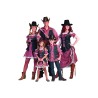 DEGUISEMENT DENIM RANGER ROBE WESTERN COURTE TAILLE 36-38