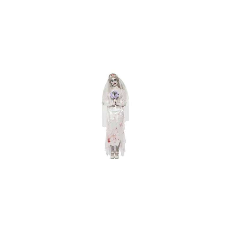 DEGUISEMENT MARIEE ZOMBIE TAILLE L ROBE TACHEE DE SANG DEGUISEMENT MARIEE ZOMBIE TAILLE L ROBE TACHEE DE SANG