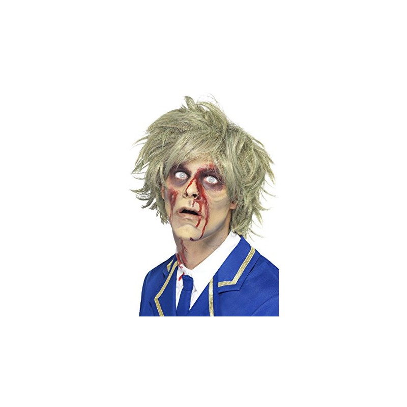 PERRUQUE ZOMBIE COURTE MECHE VERT PERRUQUE ZOMBIE COURTE MECHE VERT