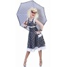 DEGUISEMENT ROBE A POIS ANNEE 50 S TAILLE 44/46
