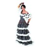 DEGUISEMENT ROBE LONGUE A POIS ESPAGNOLE TAILLE 44/46
