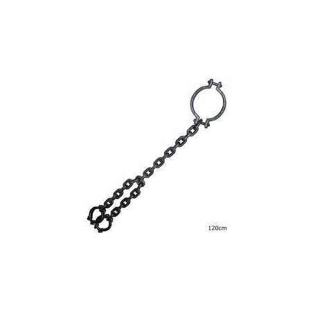 CHAINE DE PRISONNIER POUR LA TETE ET LES MAINS 
