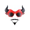LUNETTES DE DIABLE AVEC MOUSTACHE 