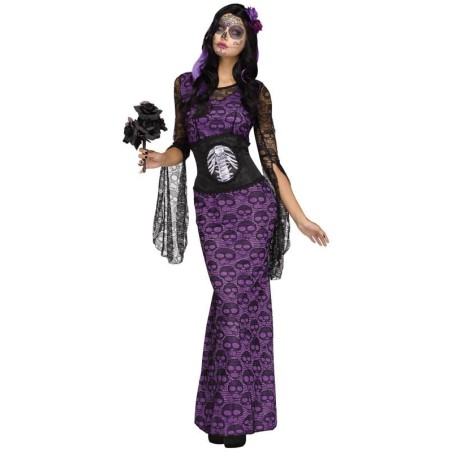 DEGUISEMENT LA MUERTE 3 PIECES TAILLE S/M