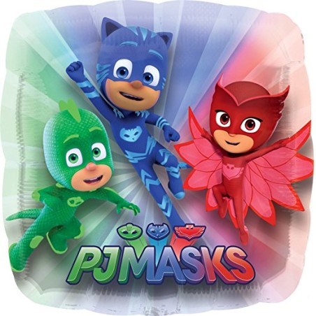 BALLON SEE THRU FRONT CARRE PJMASKS 66 CM