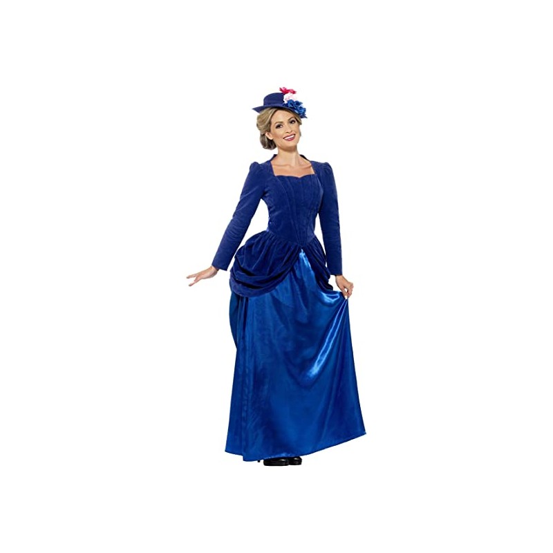 DEGUISEMENT ROBE VICTORIAN BLEUE TAILLE S DEGUISEMENT ROBE VICTORIAN BLEUE TAILLE S