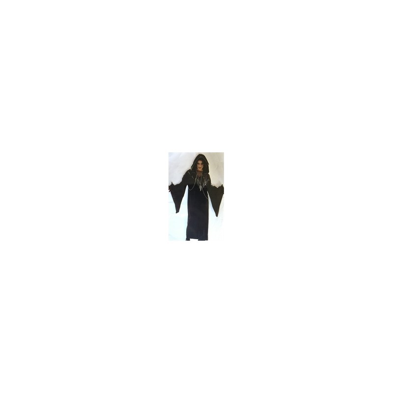 DEGUISEMENT LONGUE VESTE NOIRE/CHAINE GOTHIQUE HOMME TAILLE M DEGUISEMENT LONGUE VESTE NOIRE/CHAINE GOTHIQUE HOMME TAILLE M