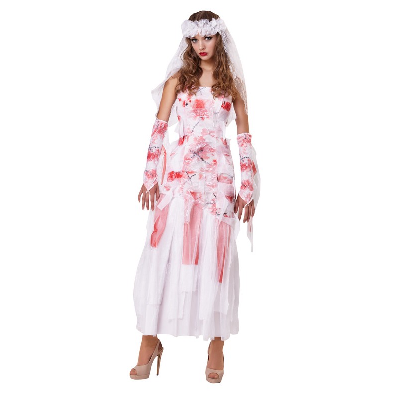 DEGUISEMENT MARIEE ENSANGLANTEE TAILLE M DEGUISEMENT MARIEE ENSANGLANTEE TAILLE M