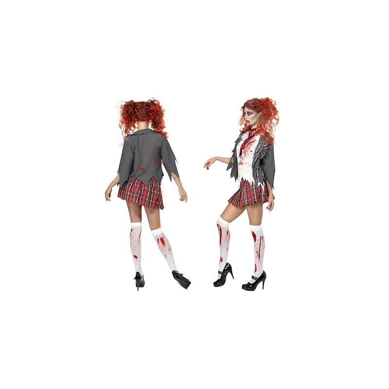 DEGUISEMENT ECOLIERE ZOMBIE TAILLE XS DEGUISEMENT ECOLIERE ZOMBIE TAILLE XS