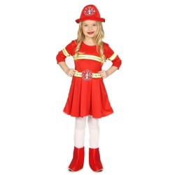 DEGUISEMENT POMPIER FILLE TAILLE 3/4 ANS