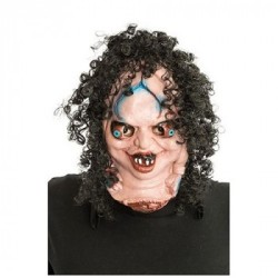 MASQUE DE FOU AVEC CHEVEUX 