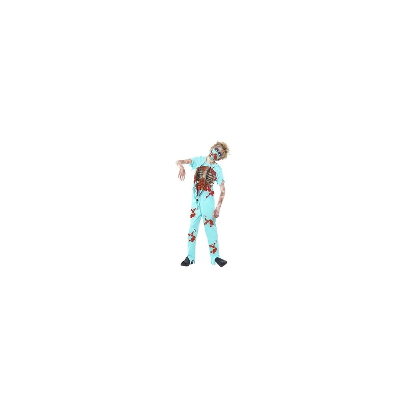 DEGUISEMENT CHIRURGIEN ZOMBIE TAILLE 13/15 ANS