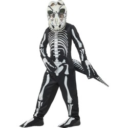 DEGUISEMENT SQUELETTE DINOSAURE T-REX TAILLE 10-12ANS
