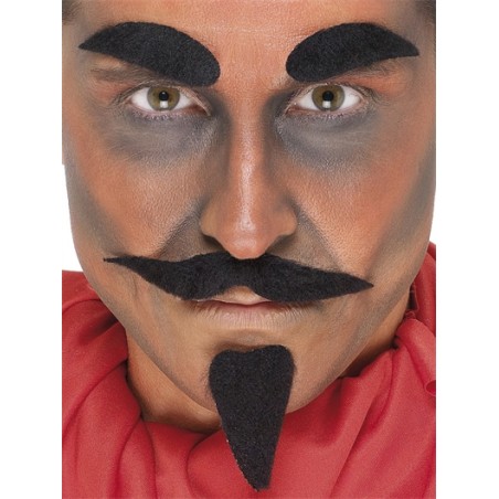 MOUSTACHE BARBE CACHE SOURCILS DIABLE
