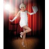 DEGUISEMENT ROBE CHARLESTONE BLANCHE TAILLE 36/38