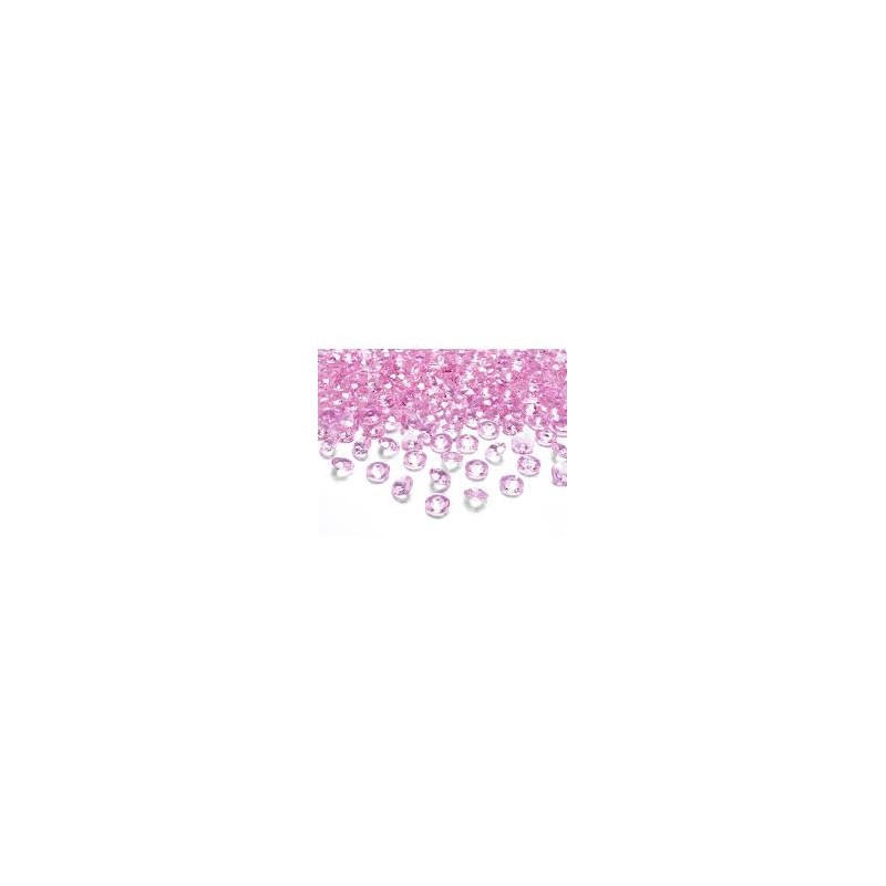 CONFETTIS DE TABLE DIAMANT ROSE CONFETTIS DE TABLE DIAMANT ROSE