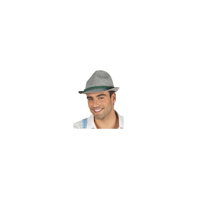 CHAPEAU BAVAROIS TYROLIEN GRIS CHAPEAU BAVAROIS TYROLIEN GRIS