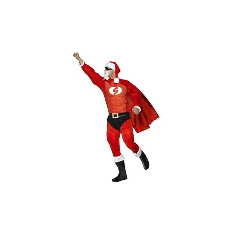 DEGUISEMENT SUPER PERE NOEL TAILLE UNIQUE DEGUISEMENT SUPER PERE NOEL TAILLE UNIQUE