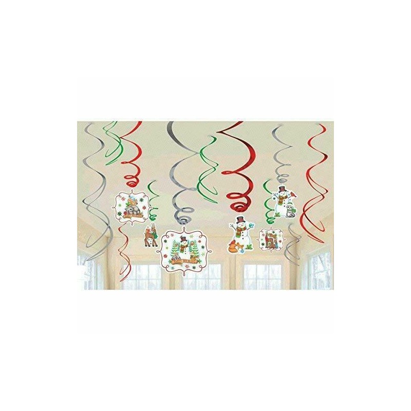 DECO TOURBILLONS BONHOMME DE NEIGE PAR 12 DECO TOURBILLONS BONHOMME DE NEIGE PAR 12