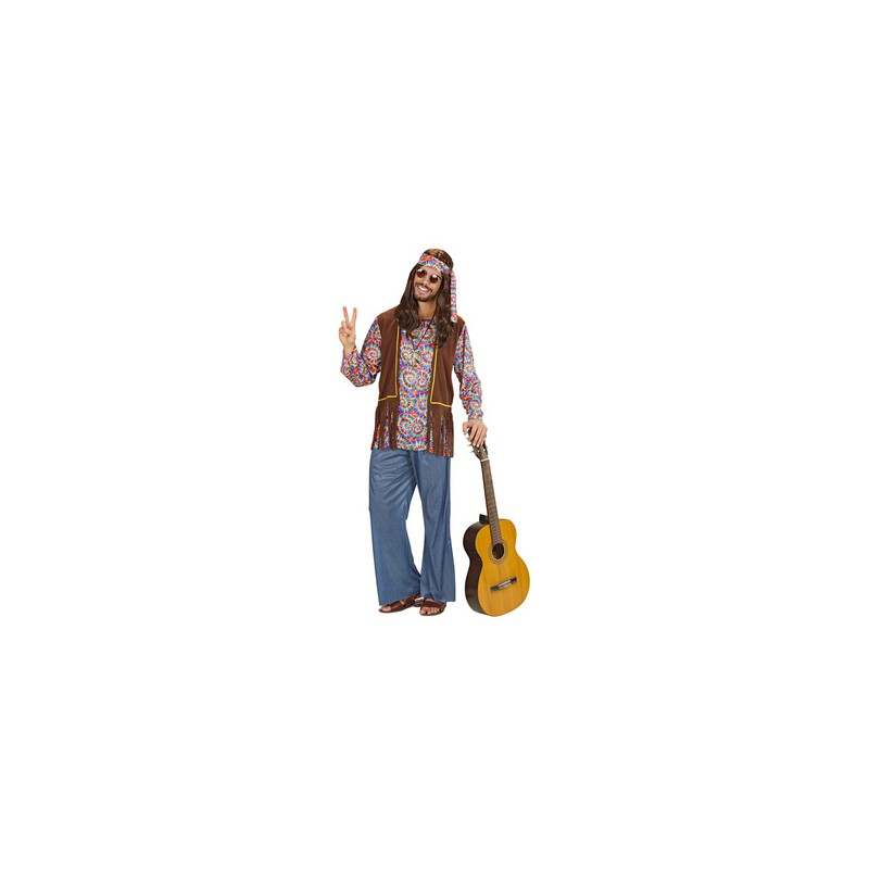 DEGUISEMENT HOMME HIPPIE PSYCHEDELIC TAILLE M DEGUISEMENT HOMME HIPPIE PSYCHEDELIC TAILLE M