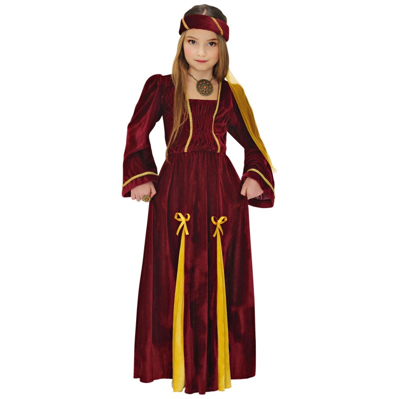DEGUISEMENT PRINCESSE MEDIEVALE BORDEAU ET OR TAILLE 158 DEGUISEMENT PRINCESSE MEDIEVALE BORDEAU ET OR TAILLE 158