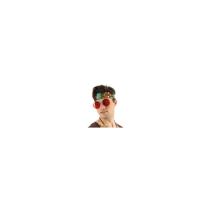 LUNETTES BIG HIPPIE RONDE ROUGE LUNETTES BIG HIPPIE RONDE ROUGE