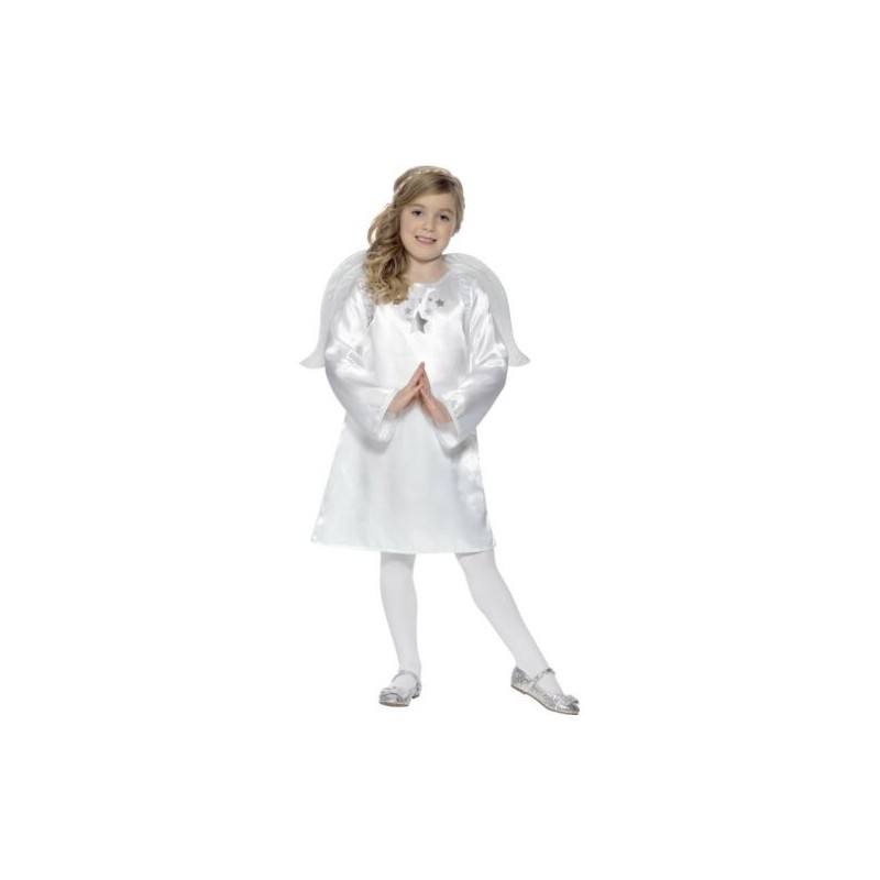 DEGUISEMENT ANGE  ETOILEES ARGENTEES TAILLE 7/9 ANS
