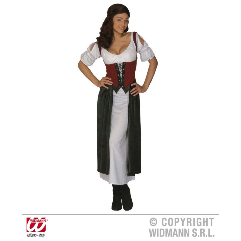 DEGUISEMENT MEDIEVALE AUBERGISTE LUCREZIA TAILLE L DEGUISEMENT MEDIEVALE AUBERGISTE LUCREZIA TAILLE L