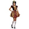 DEGUISEMENT REINE DE COEUR  COURTE TAILLE S/M