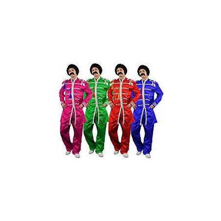 DEGUISEMENT VESTE BEATTLES ROUGE TAILLE 58