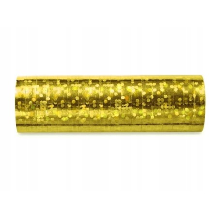 ROULEAU DE SERPENTINS METAL OR 