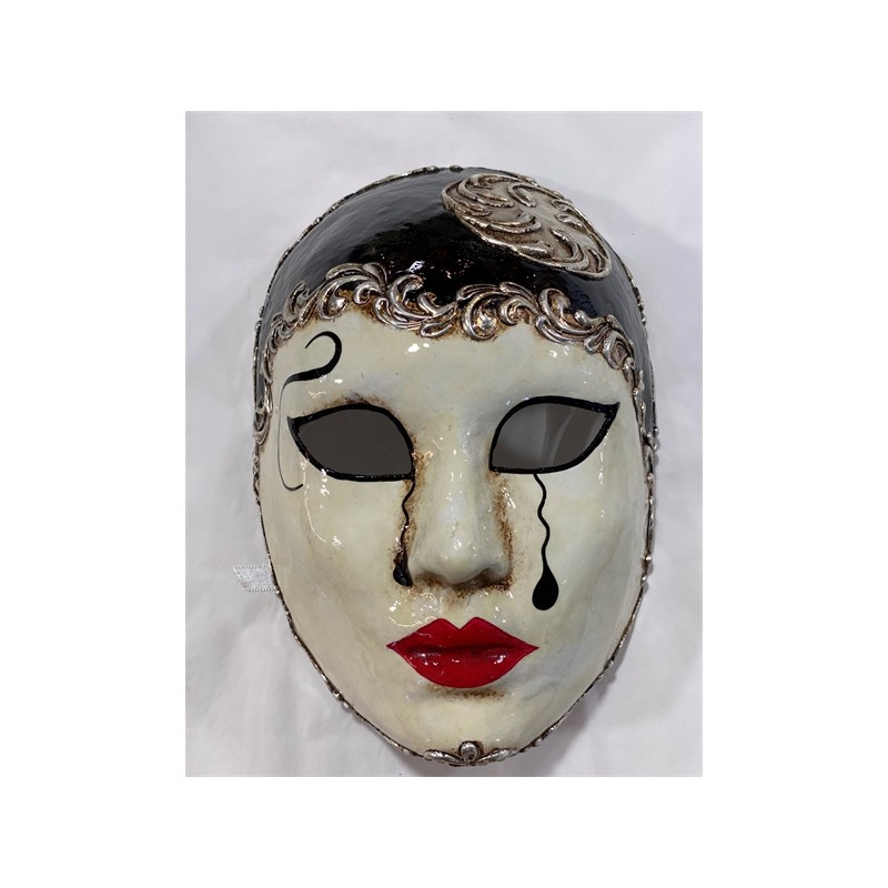 MASQUE VENITIEN PIERROT ARGENT OU OR MASQUE VENITIEN PIERROT ARGENT OU OR