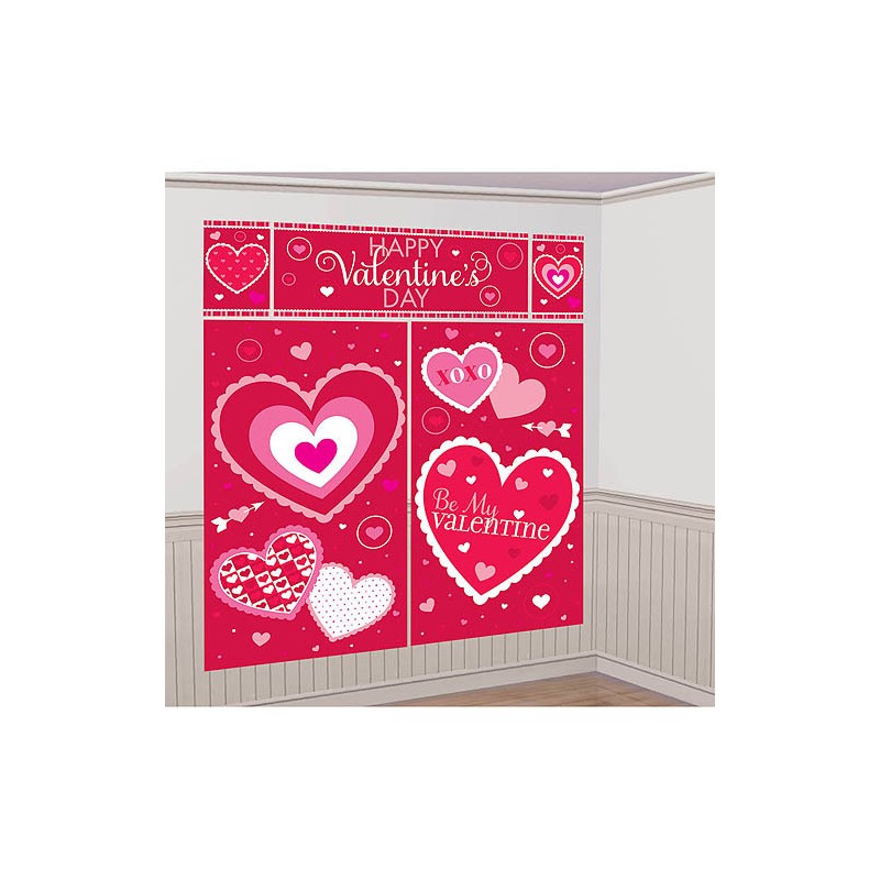 DECORATION FOND MURAL SAINT VALENTIN DECORATION FOND MURAL SAINT VALENTIN