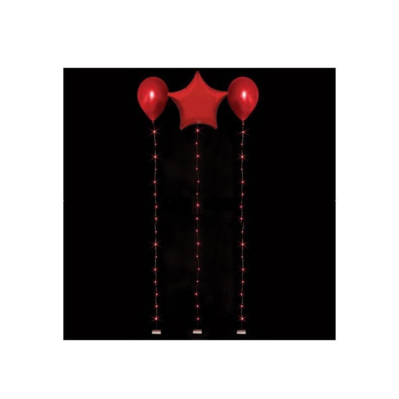 GUIRLANDE 10 LEDS ROUGE 1 METRE GUIRLANDE 10 LEDS ROUGE 1 METRE