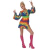 DEGUISEMENT ROBE HIPPY PSYCHADELIQUE TAILLE 40