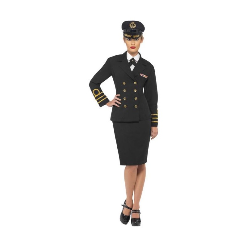 DEGUISEMENT NAVY OFFICIER FEMME TAILLE M DEGUISEMENT NAVY OFFICIER FEMME TAILLE M