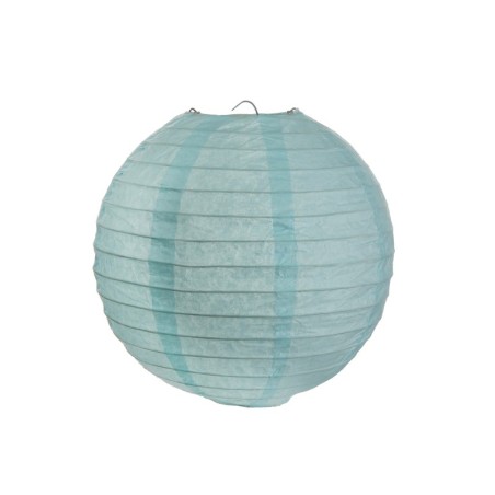 SACHET DE 2 LANTERNES 20 CM BLEU CIEL