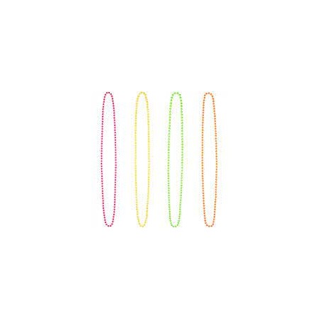 4 COLLIERS  CANDY FLUO  MULTICOLORE