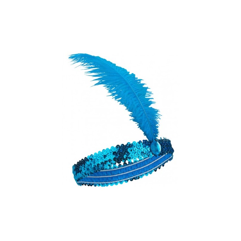 BANDEAU CHARLESTON SEQUIN TURQUOISE BANDEAU CHARLESTON SEQUIN TURQUOISE